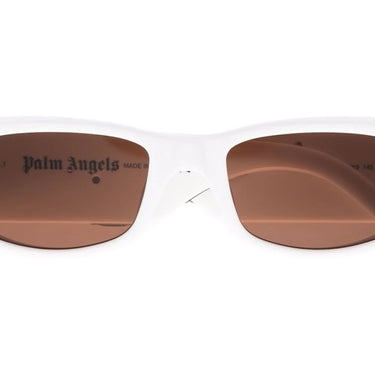 Palm Angels Angel Sunglasses White Brown