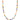 Nialaya Men's Pearl Necklace With Hand-Painted Glass Beads