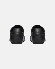 Women Minimal Leather Sneakers Black/Black/Black