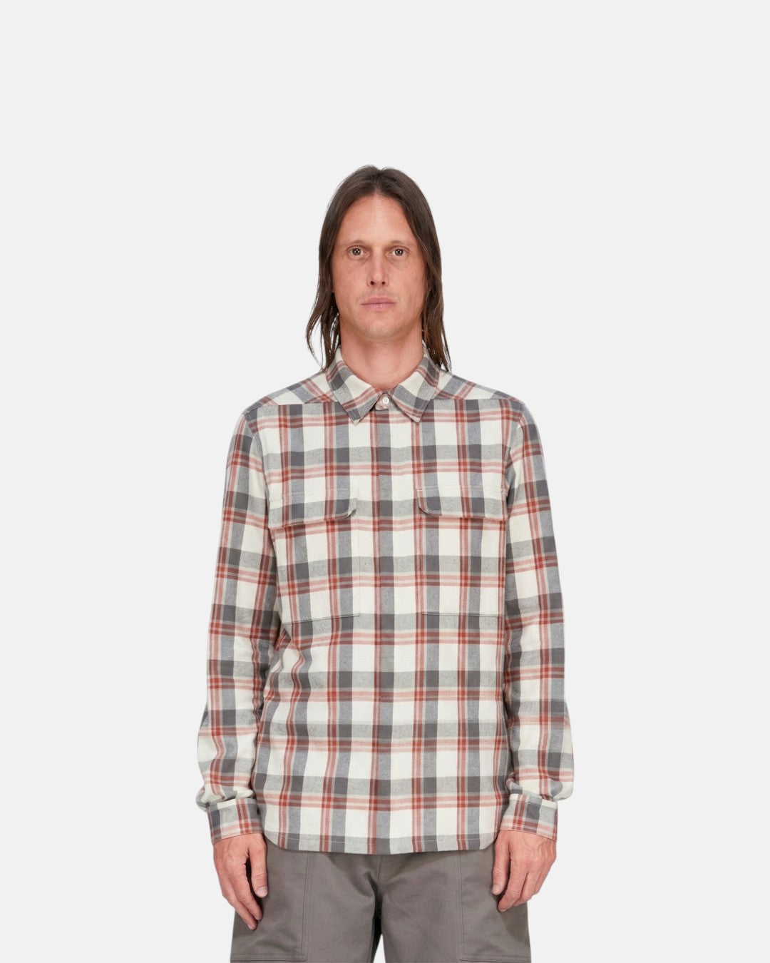 Outershirt Milk Plaid