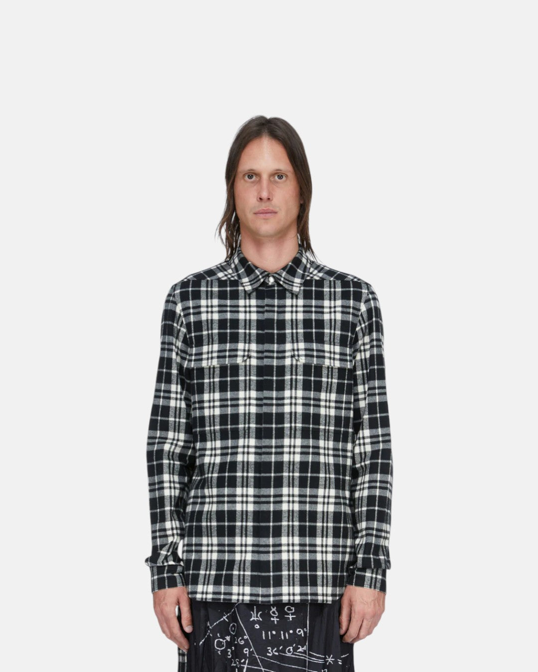 Outershirt Black Plaid