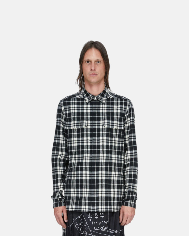 Outershirt Black Plaid