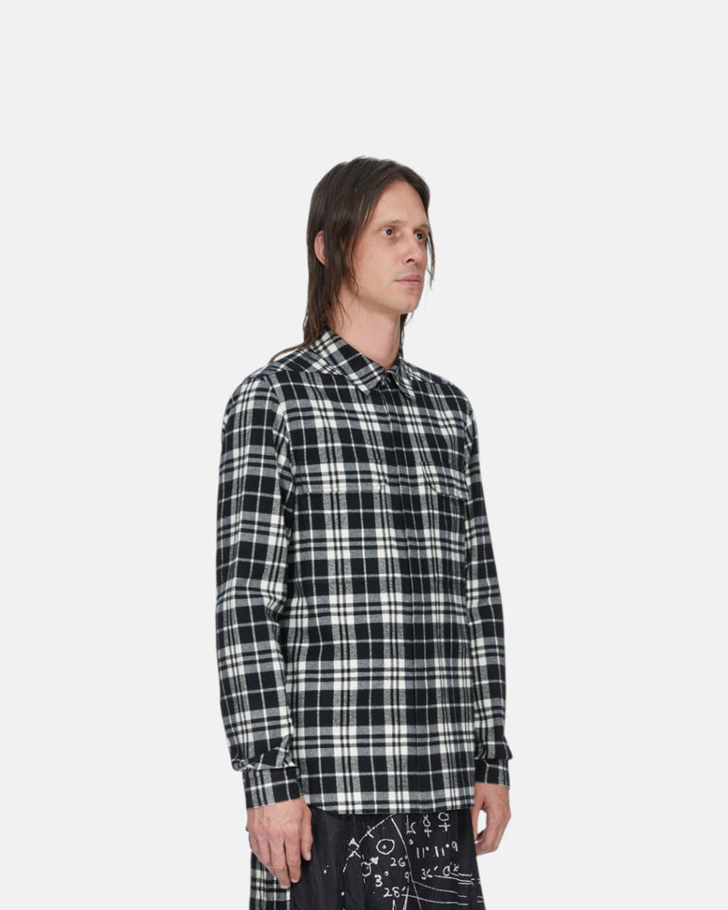 Outershirt Black Plaid