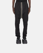 Drawstring Woven Pants Black