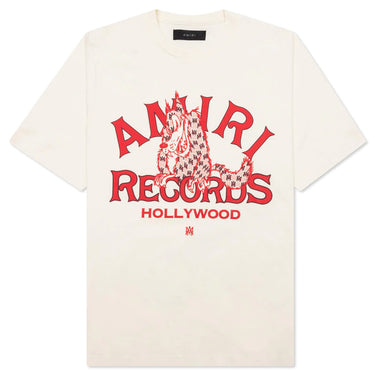 Amiri Records Wolf T-Shirt White