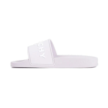 Givenchy Slide Flat Sandals Soft Lilac