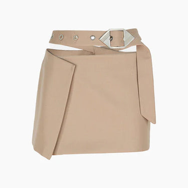 The Attico Mini skirt Beige