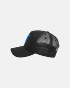 Ma Logo Trucker Hat Black Blue