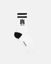 Ribbed Ma Athletic Socks Black