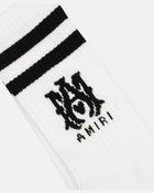 Ribbed Ma Athletic Socks Black