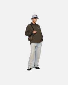 Ma Oversized Ls Polo Dark Brown