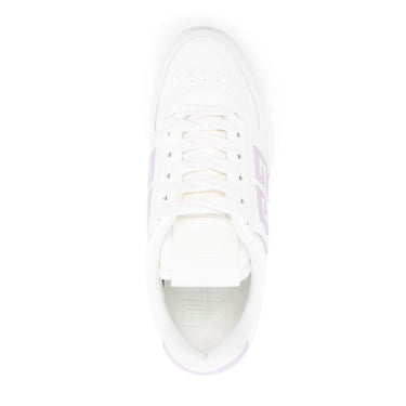 Givenchy Women G4 Sneakers In Patent Leather White/Lilac