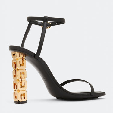 Givenchy Women G Cube Sandals In Leather Black