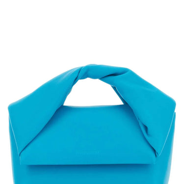 JW Anderson Medium Twister Leather Top Handle Bag Blue