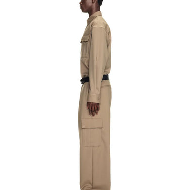 Off White Ow Emb Drill Cargo Pant Beige Beige