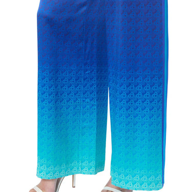 Casablanca Women Printed Wide Leg Trousers The Night View