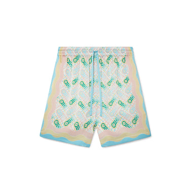 Casablanca Ping Pong Silk Shorts