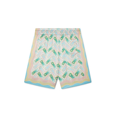 Casablanca Ping Pong Silk Shorts