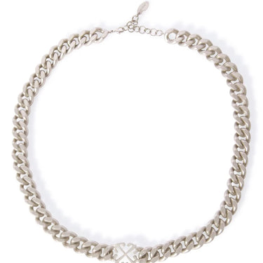 Off White Arrow Chain Necklace Silver No Color