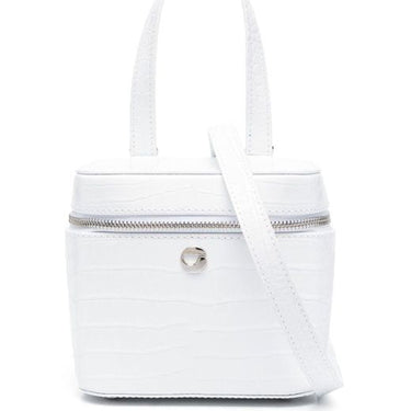 Coperni Croc-Embossed Mini Bag Optic White