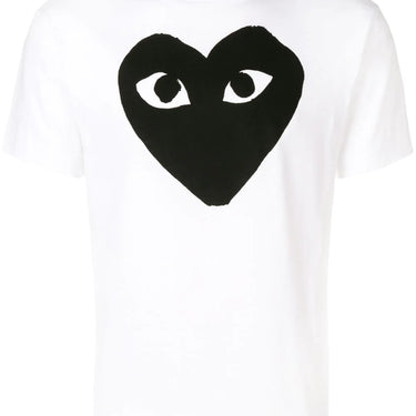 Comme Des Garcons Play Black Heart T-Shirt White/Black