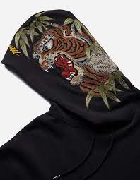 Maharishi Maha Tiger Hooded Sweat Black