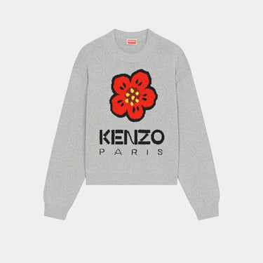 Kenzo Women Boke Flower Jumper Pearl Grey
