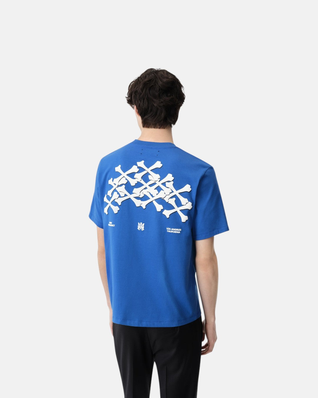 Bones Stacked Tee Blue