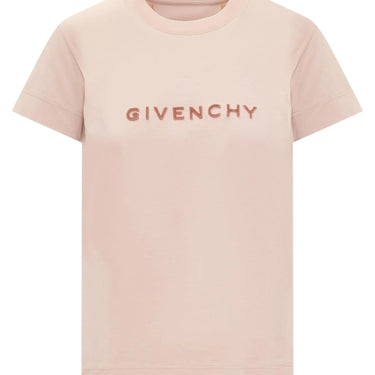 Givenchy Women 4G T-Shirt In Cotton Blush Pink
