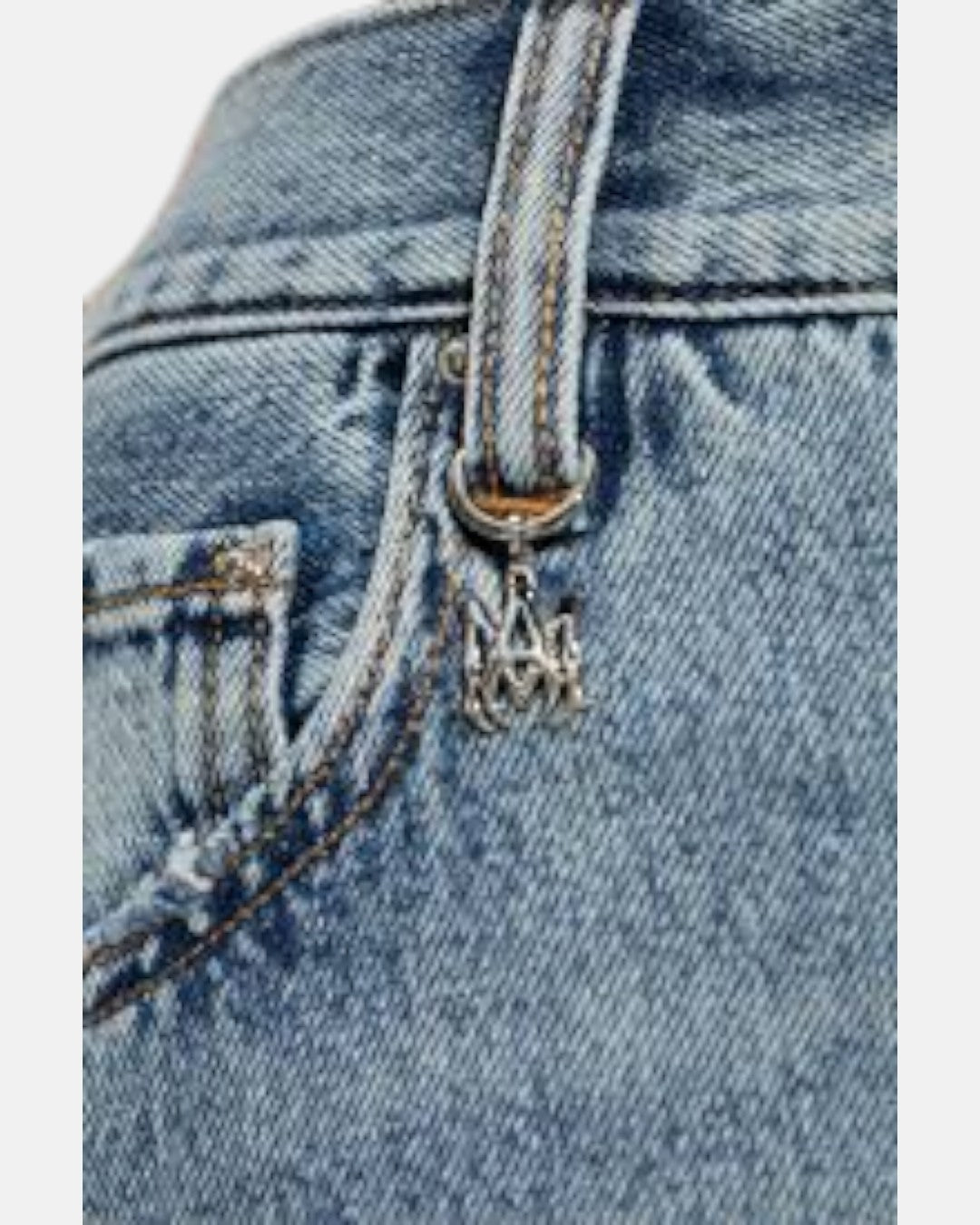 Ma Straight Ripped Jean Sky Marble