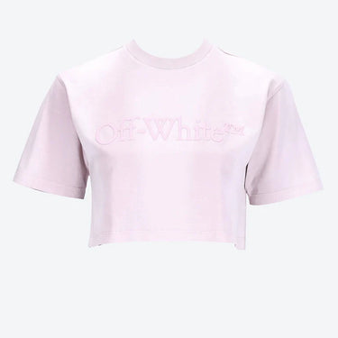 Off White Women Laundry Cropped Tee Burnished Lilac Burnished Lilac