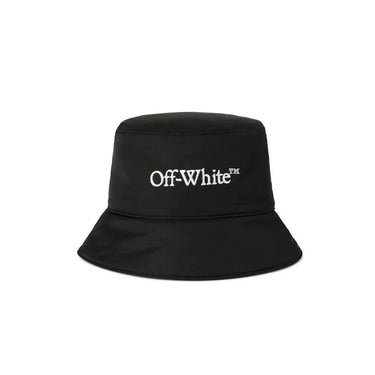 Off White Bksh Bucket Hat Nyl Black White