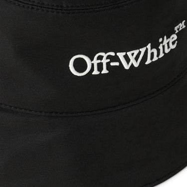 Off White Bksh Bucket Hat Nyl Black White