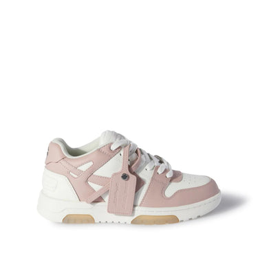 Off White Women Out Of Office Calf Leather White Pink