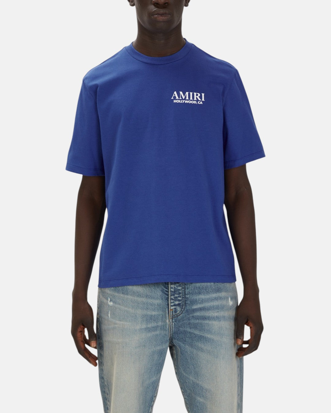 Bones Stacked Tee Blue