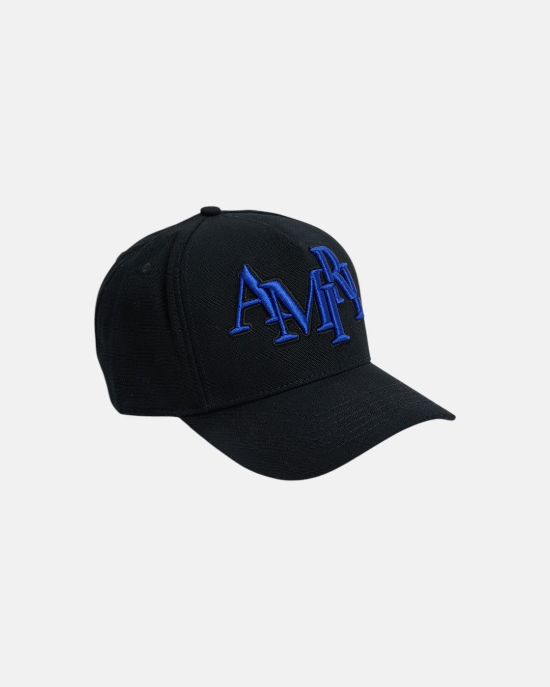 Staggered Amiri Canvas Hat Black Blue