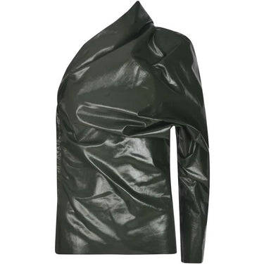 Rick Owens Women One-sleeved Shiny Top