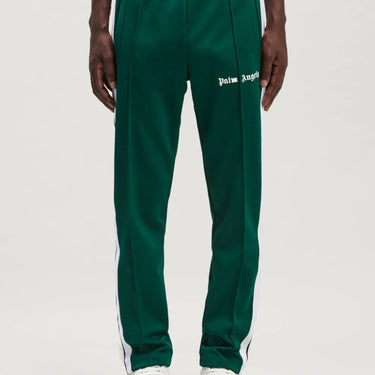 Palm Angels New Classic Track Pants Forest Green White