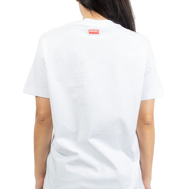 Kenzo Women Tricote T-Shirt Coton White