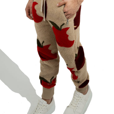Jw Anderson Tapered Joggers Beige/Red