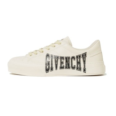 Givenchy City Sport Smooth Leather Sneakers Beige/Black
