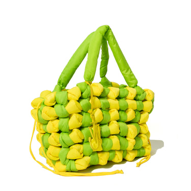 Jw Anderson Knotted Tote Green/Yellow