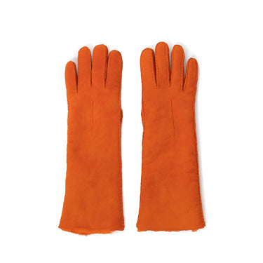 Kenzo Sheepskin Gloves Deep Orage