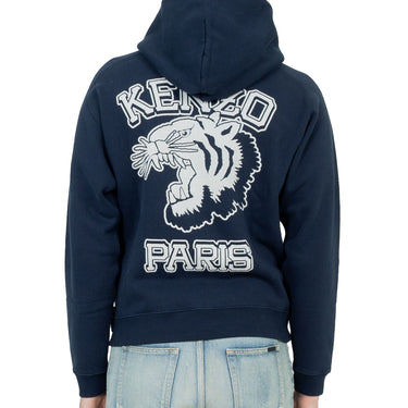 Kenzo Varsity Hooded Sweatshirt Midnight Blue