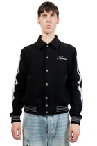 Amiri Bones Varsity Jacket Black