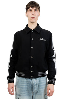 Amiri Bones Varsity Jacket Black