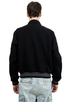 Amiri Bones Varsity Jacket Black