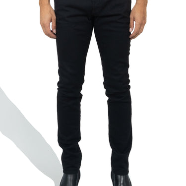 Saint Laurent Slim-Fit Jeans In Worn Black Denim