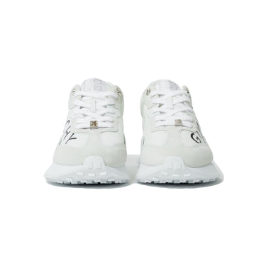 Givenchy Giv Runner Sneaker In Suede, Leather And Nylon White