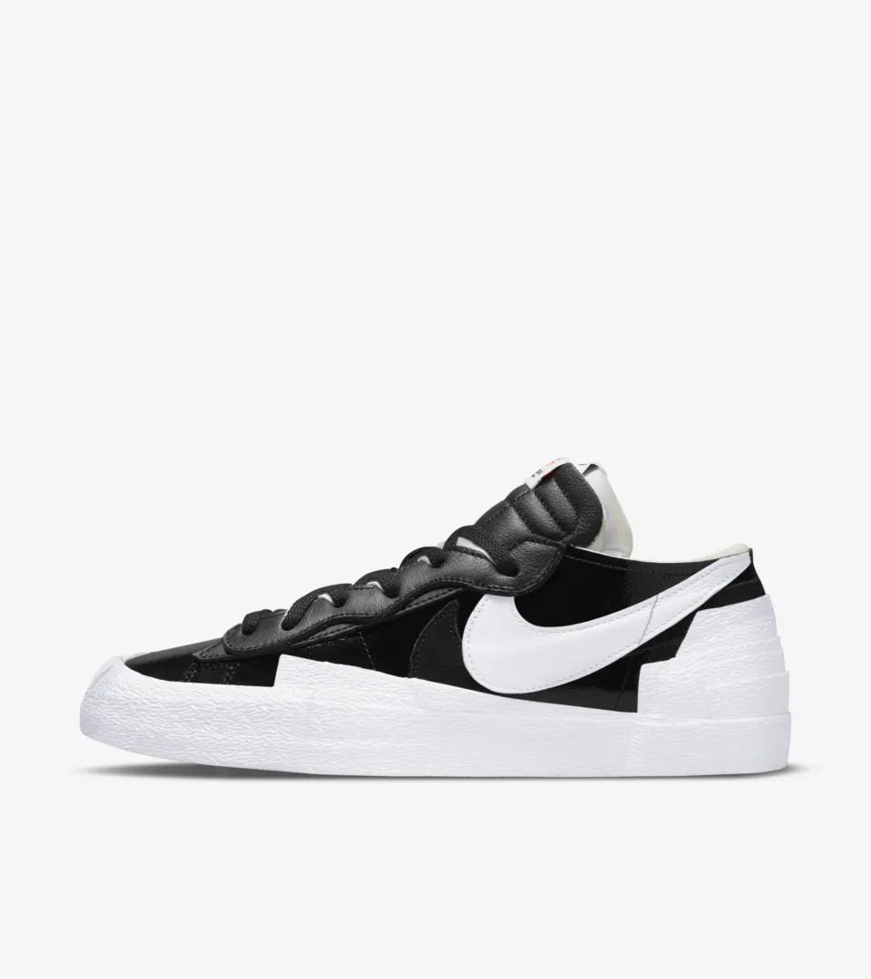 Nike X Sacai Blazer Low Black Patent Leather